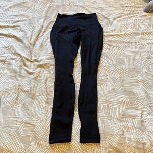 Lululemon size 2 black leggings with mesh detailing